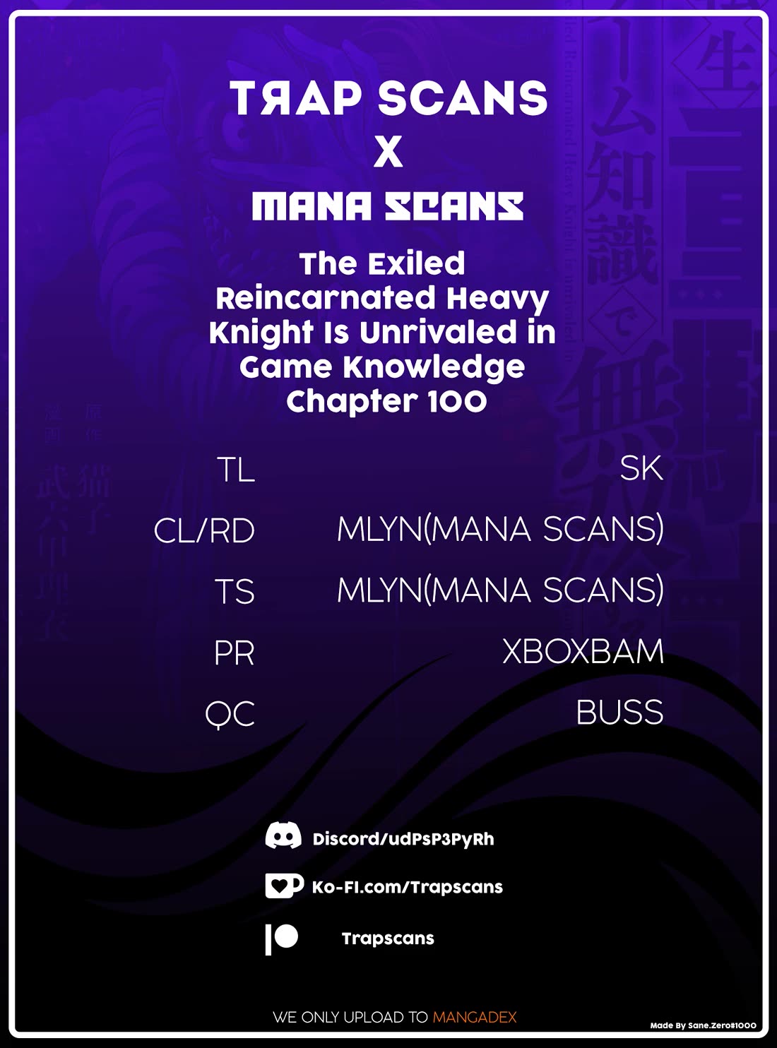 The Exiled Reincarnated Heavy Knight Is Unrivaled in Game Knowledge Chapter 100 page 1 - Chapter 100