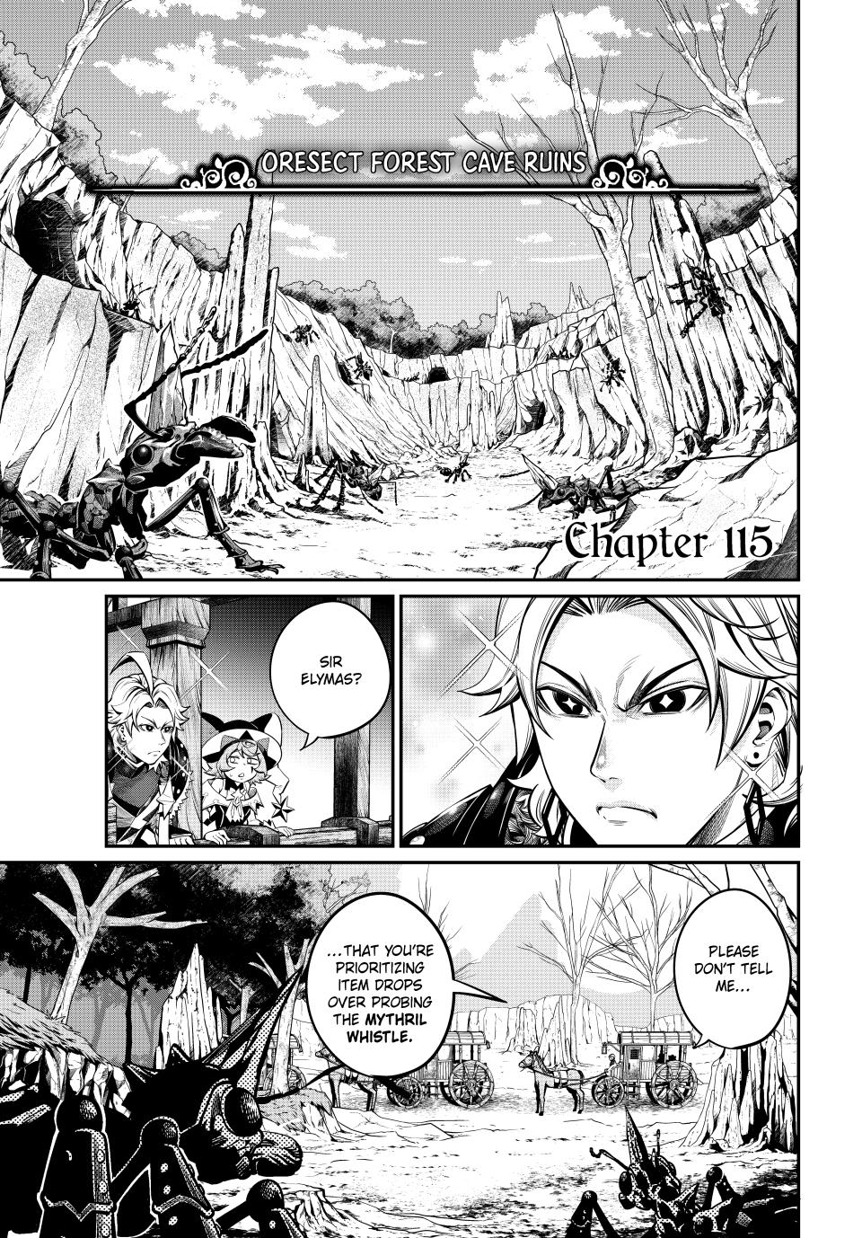 The Exiled Reincarnated Heavy Knight Is Unrivaled in Game Knowledge Chapter 115 page 1 - Chapter 115