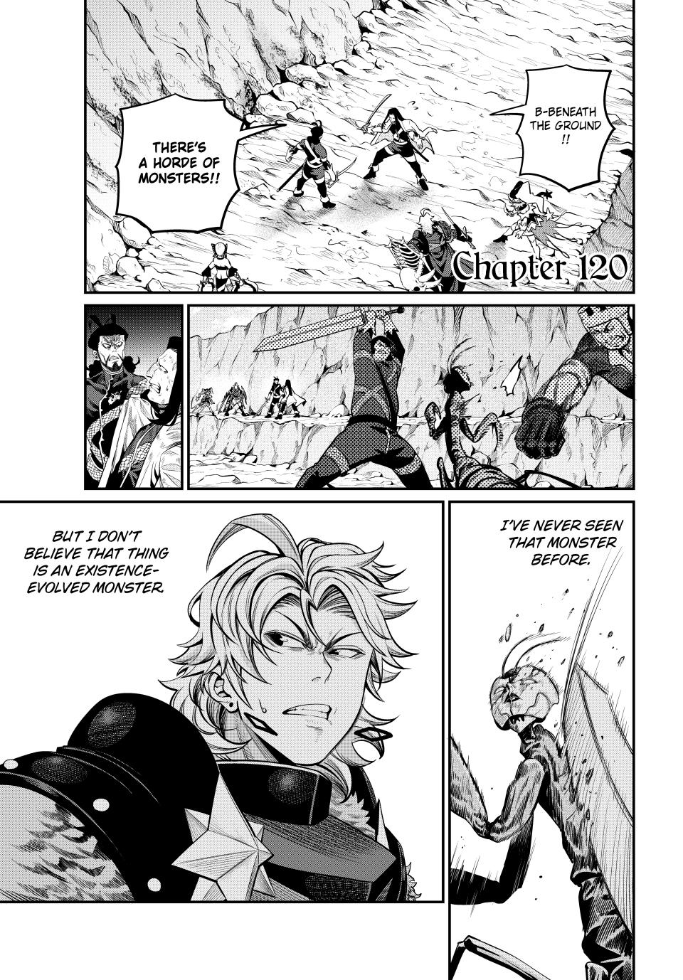 The Exiled Reincarnated Heavy Knight Is Unrivaled in Game Knowledge Chapter 120 page 1 - Chapter 120