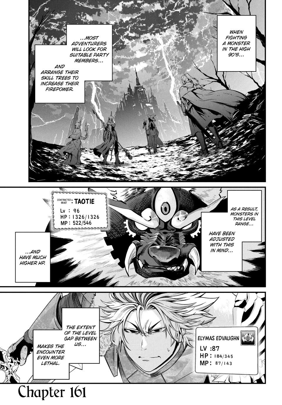 The Exiled Reincarnated Heavy Knight Is Unrivaled in Game Knowledge Chapter 161 page 1 - Chapter 161