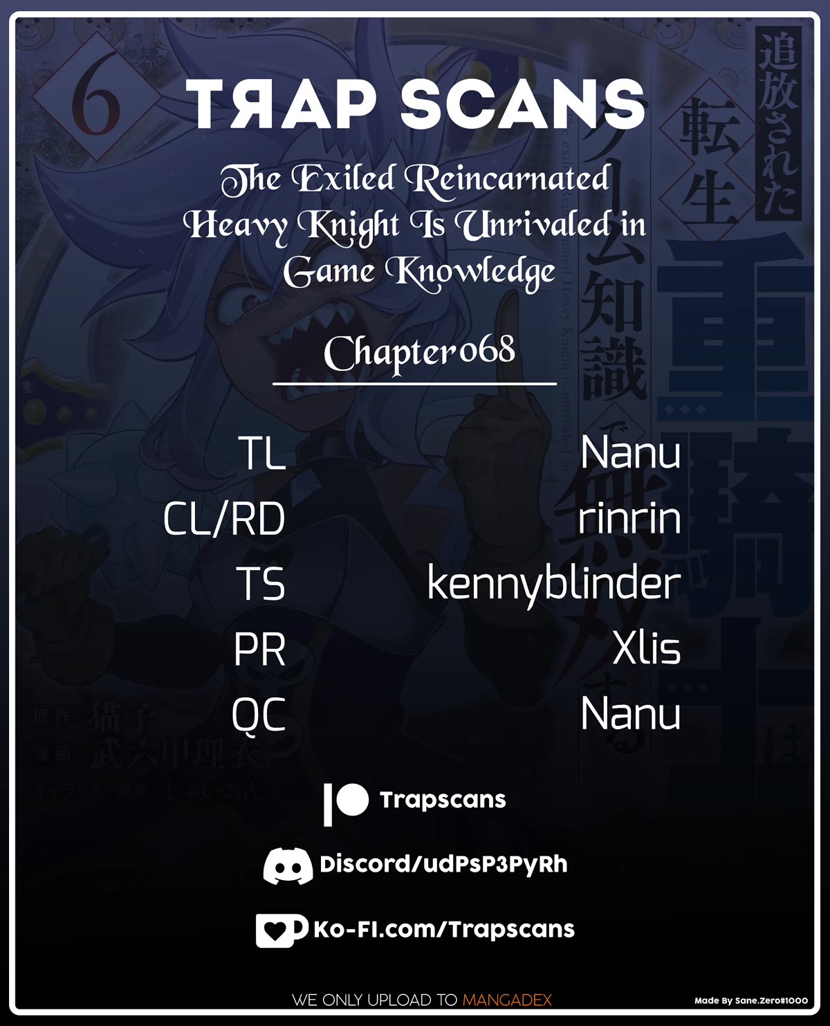 The Exiled Reincarnated Heavy Knight Is Unrivaled in Game Knowledge Chapter 68 page 1 - Chapter 68