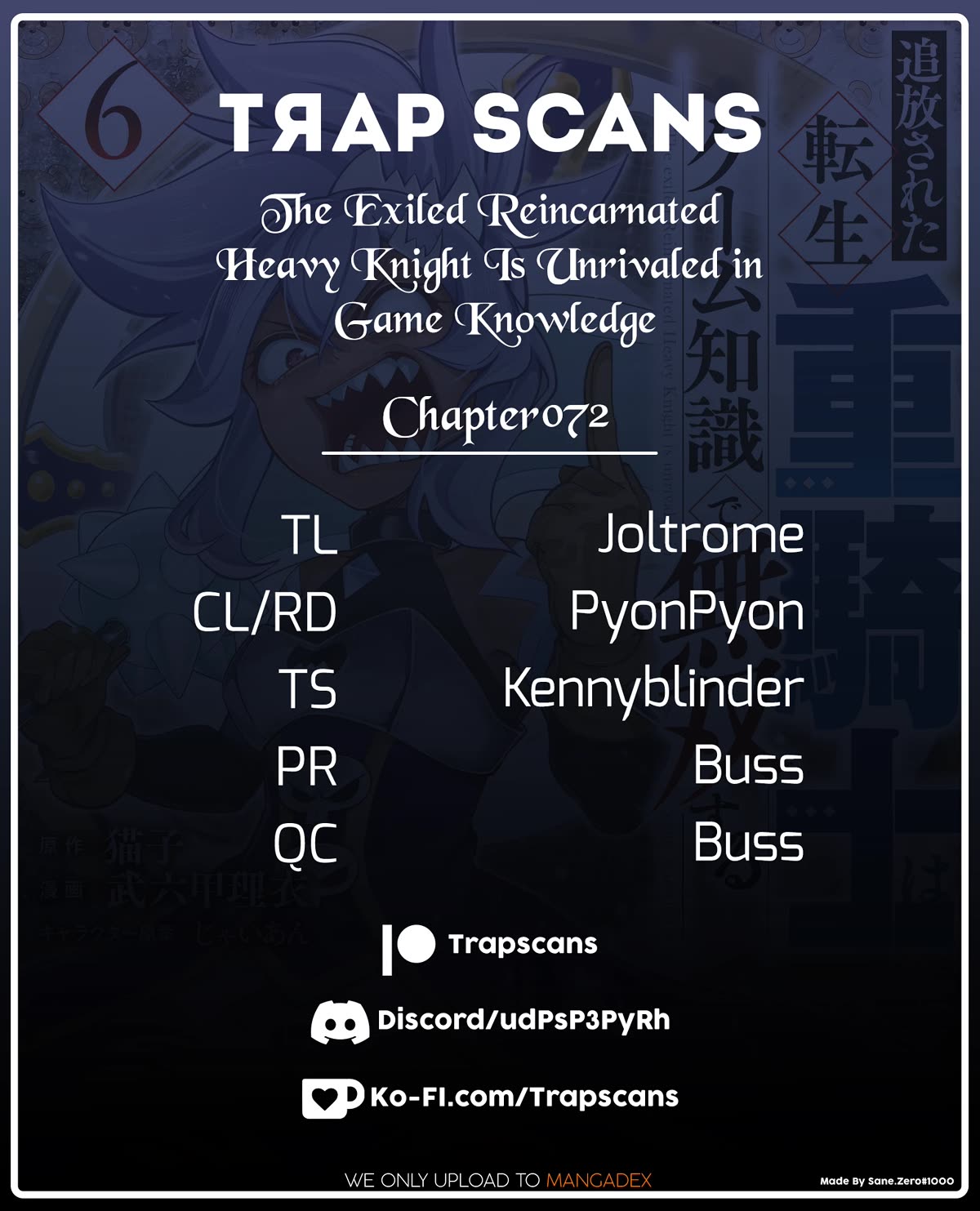 The Exiled Reincarnated Heavy Knight Is Unrivaled in Game Knowledge Chapter 72 page 1 - Chapter 72