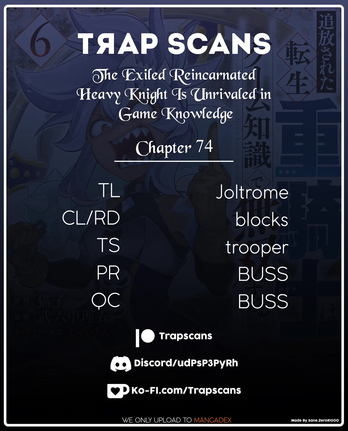 The Exiled Reincarnated Heavy Knight Is Unrivaled in Game Knowledge Chapter 74 page 1 - Chapter 74