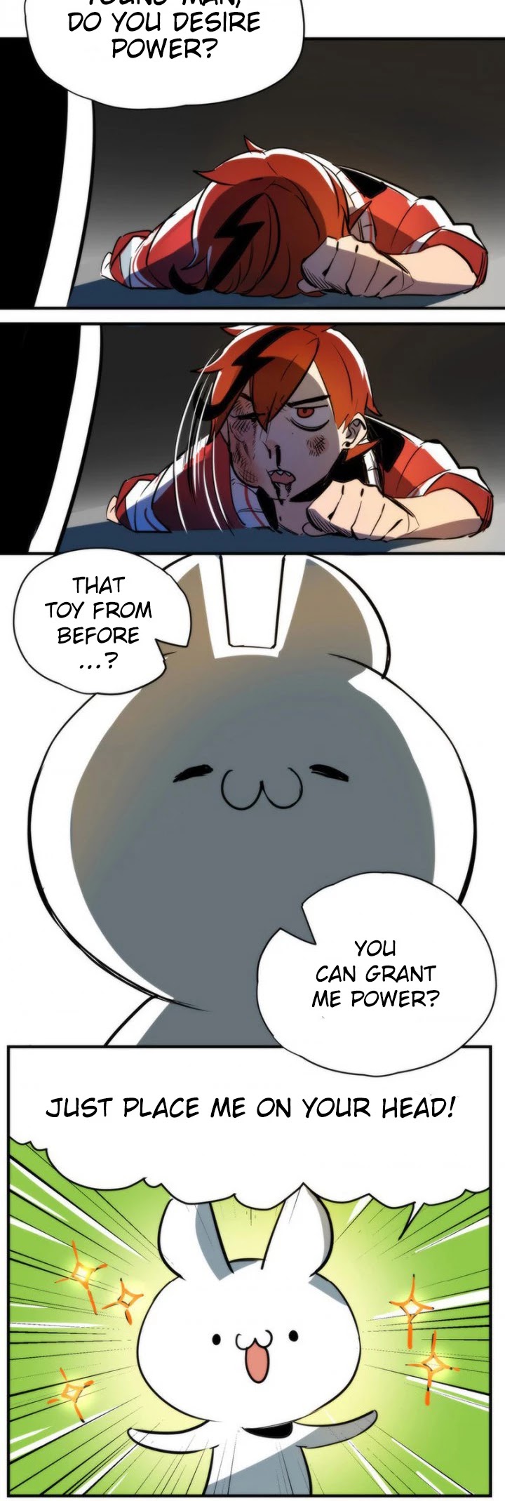 The Exploding Girl Chapter 1 page 12 - Chapter 1: Young Man, Do You Desire Power?