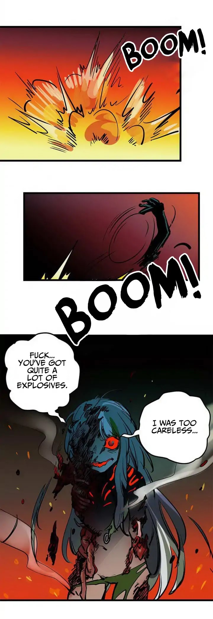 The Exploding Girl Chapter 20 page 12 - Chapter 20: The Monster's Real Intention Is...?