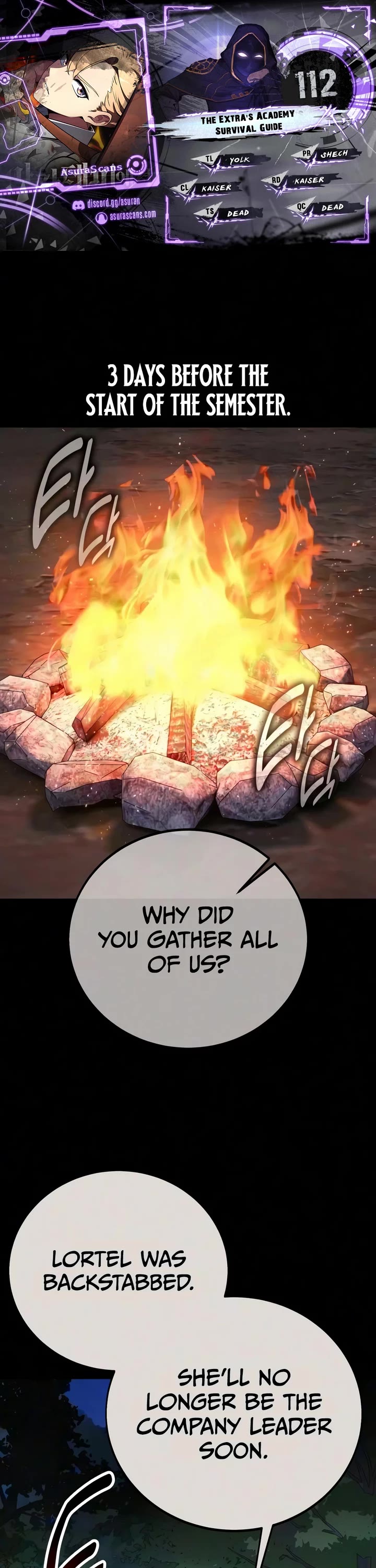 The Extra’s Academy Survival Guide Chapter 112 page 1 - Chapter 112