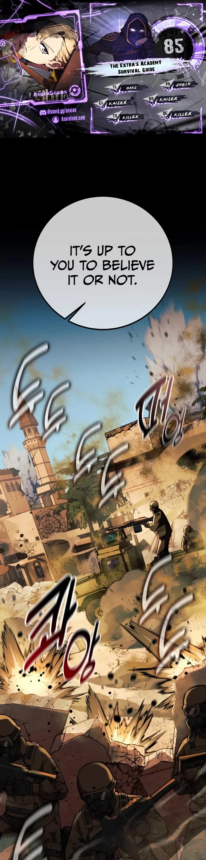 The Extra’s Academy Survival Guide Chapter 85 page 1 - Chapter 85