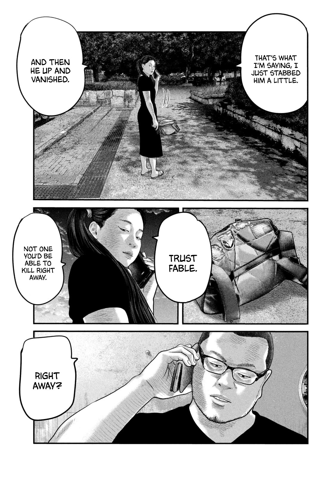 The Fable - The Second Contact Chapter 56 page 14 - Chapter 56: Disappearing Man...