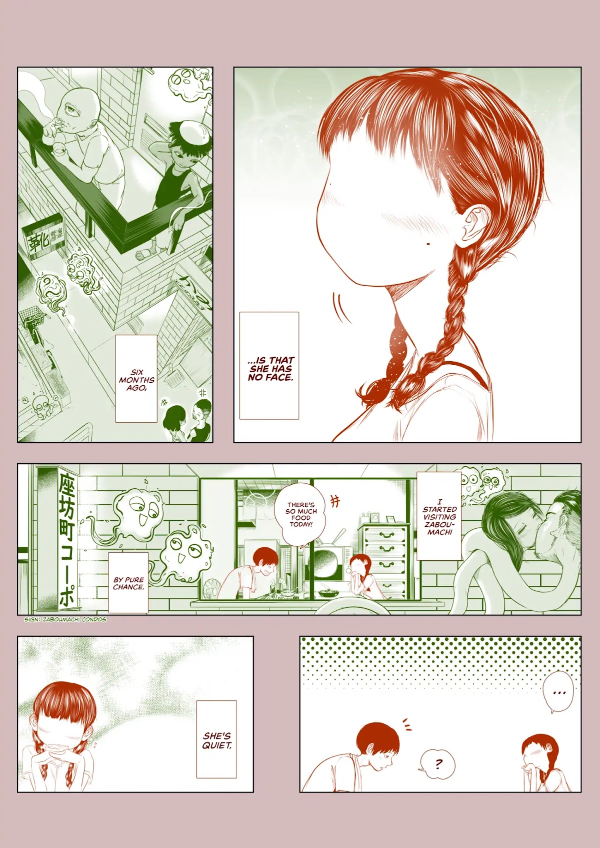 The Faceless Girl Chapter 1 page 2 - Chapter 1