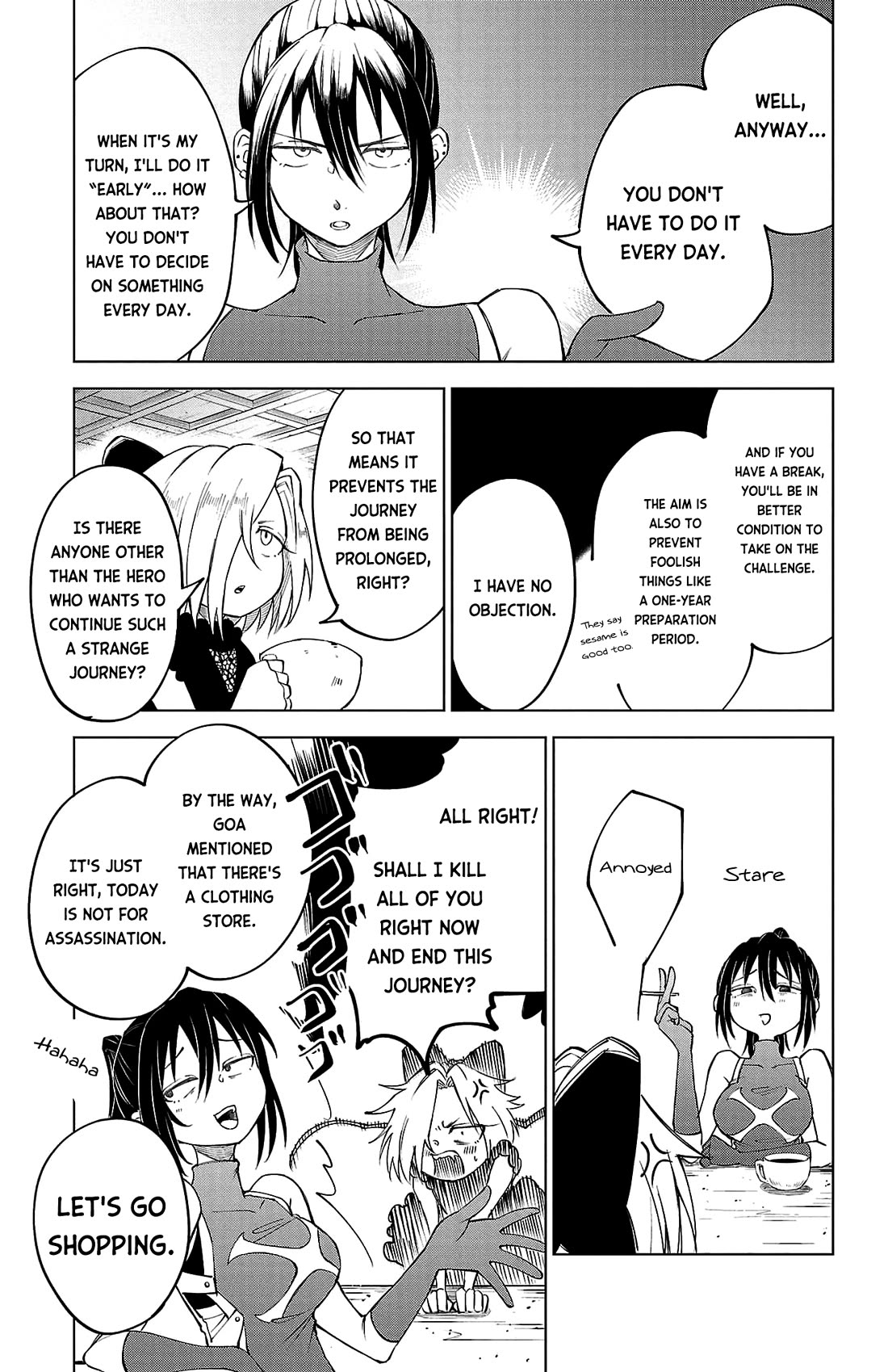 The Fainted Hero and The Assassination Princess Chapter 15 page 11 - Chapter 15: Ani Fashion Show