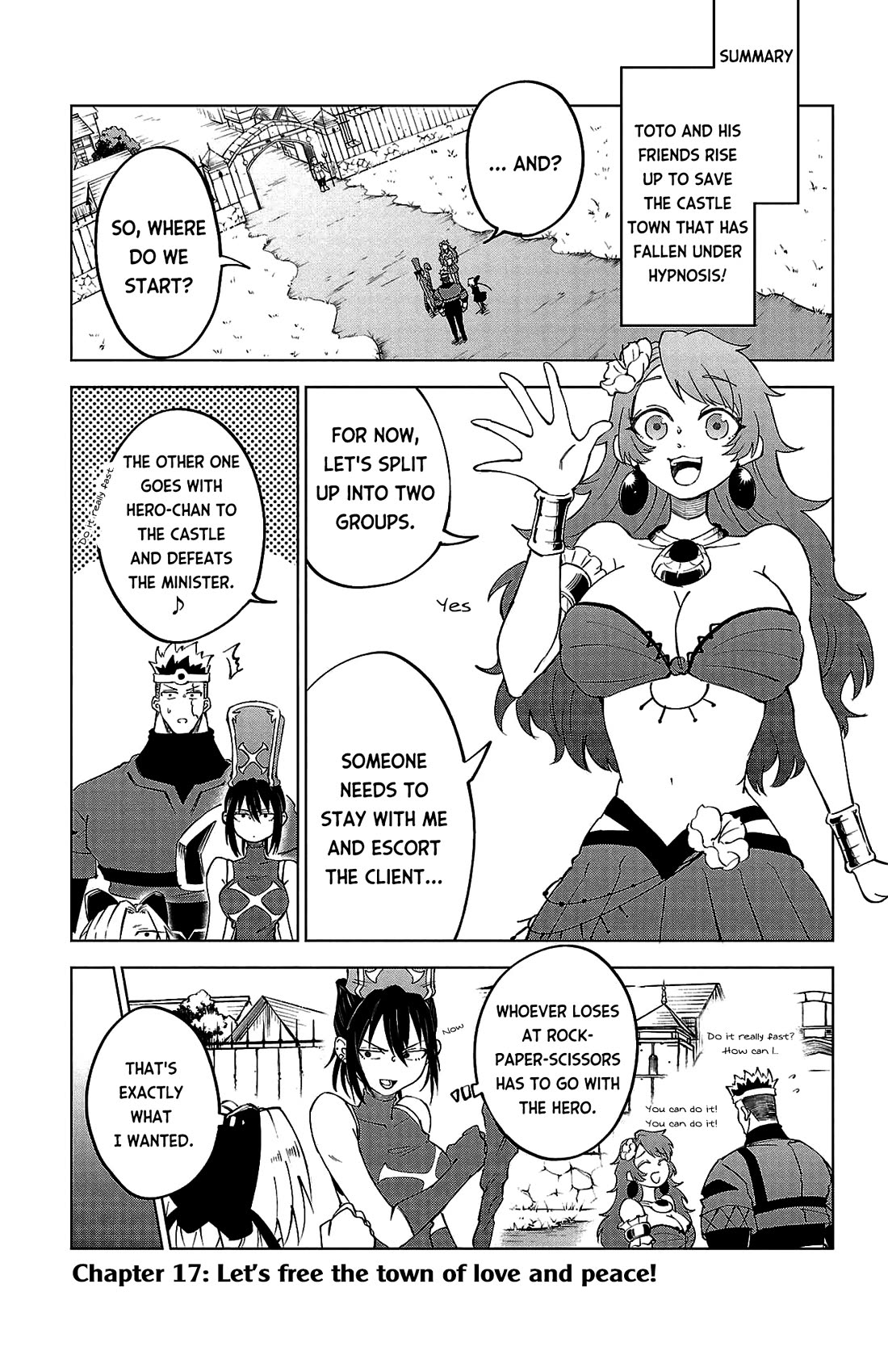 The Fainted Hero and The Assassination Princess Chapter 17 page 2 - Chapter 17: Let's free the town of love and peace!