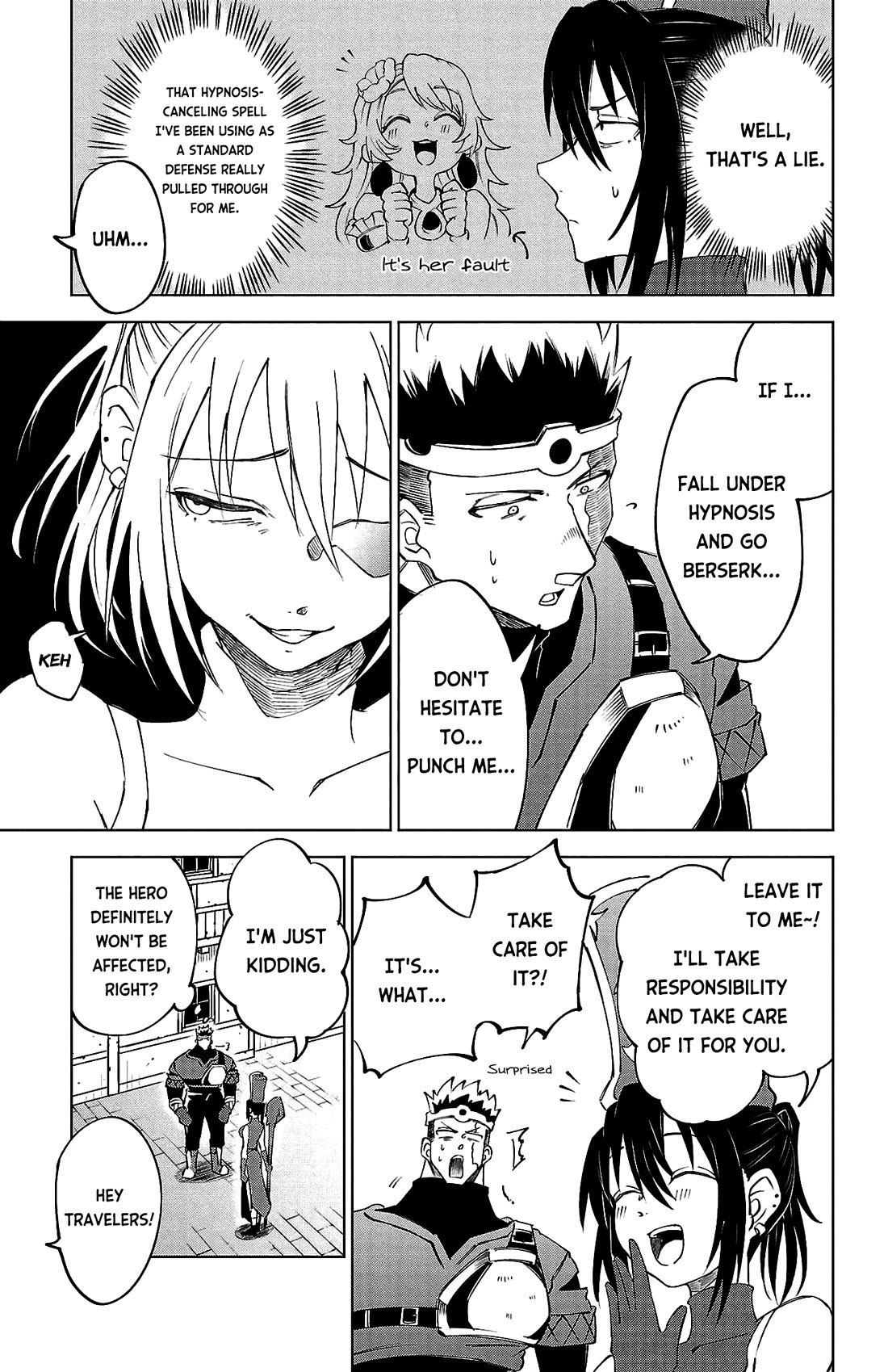 The Fainted Hero and The Assassination Princess Chapter 17 page 8 - Chapter 17: Let's free the town of love and peace!