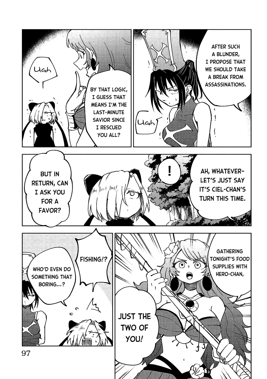 The Fainted Hero and The Assassination Princess Chapter 22 page 8 - Chapter 22: No journey begins without food provisions