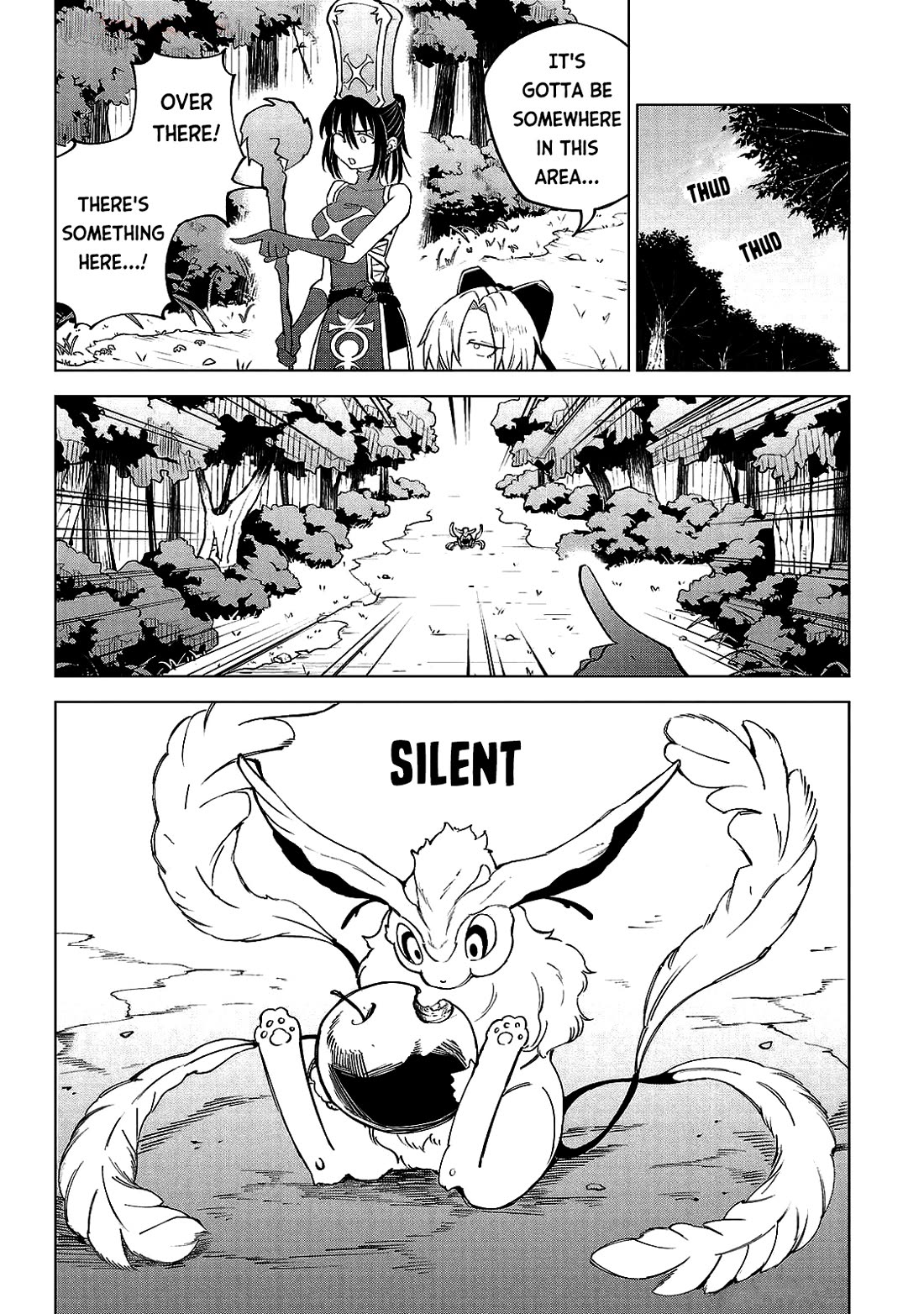 The Fainted Hero and The Assassination Princess Chapter 24 page 17 - Chapter 24: Pursue the shadow of a mysterious monster!