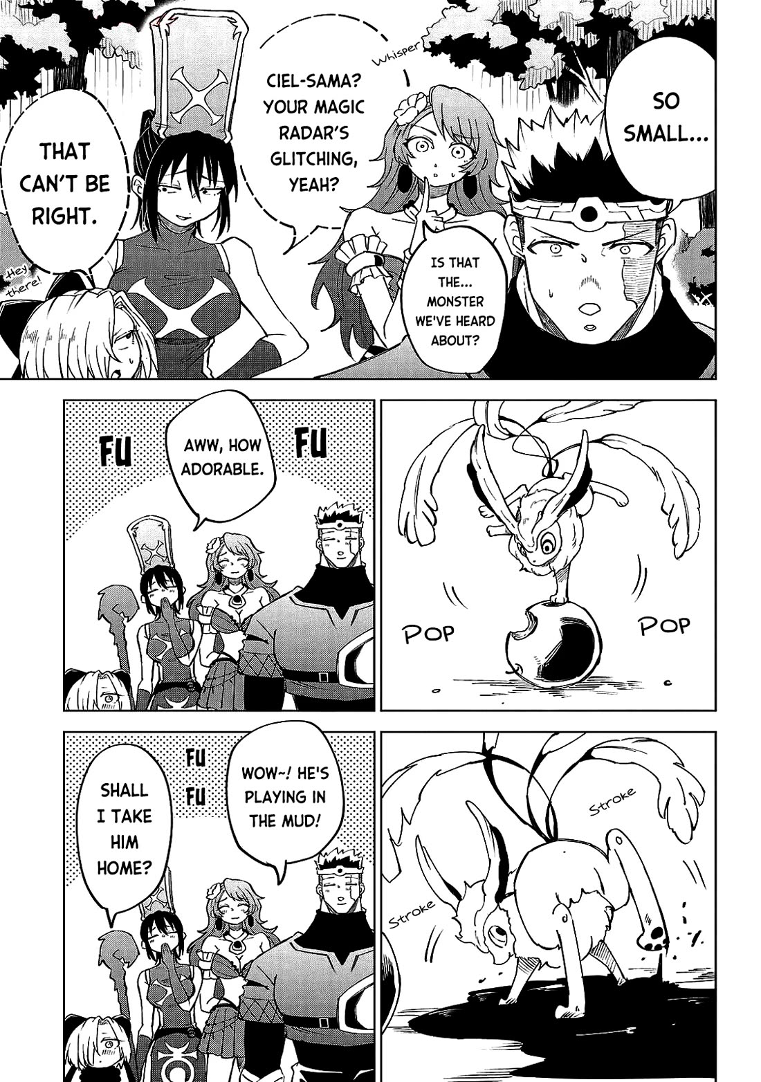 The Fainted Hero and The Assassination Princess Chapter 24 page 18 - Chapter 24: Pursue the shadow of a mysterious monster!