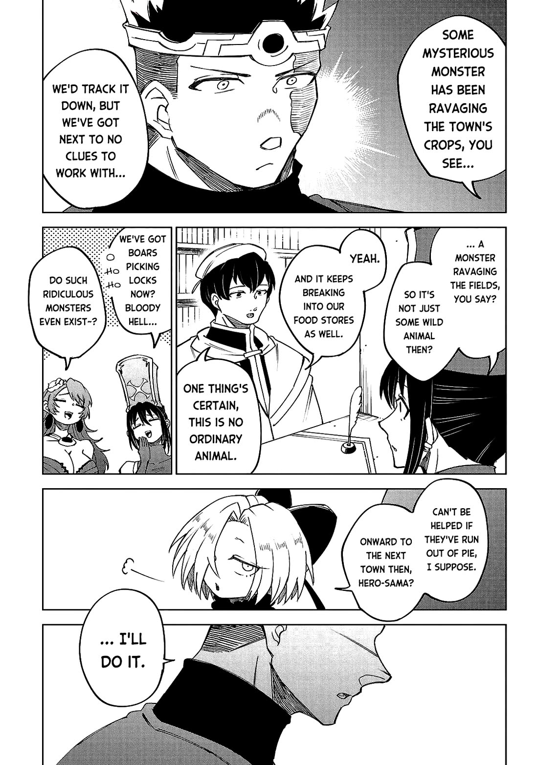 The Fainted Hero and The Assassination Princess Chapter 24 page 8 - Chapter 24: Pursue the shadow of a mysterious monster!
