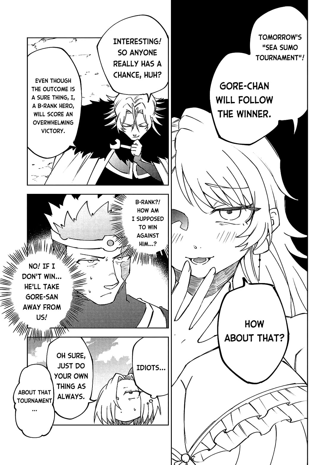 The Fainted Hero and The Assassination Princess Chapter 26 page 14 - Chapter 26: Swimsuits, Heroes, and a Tournament