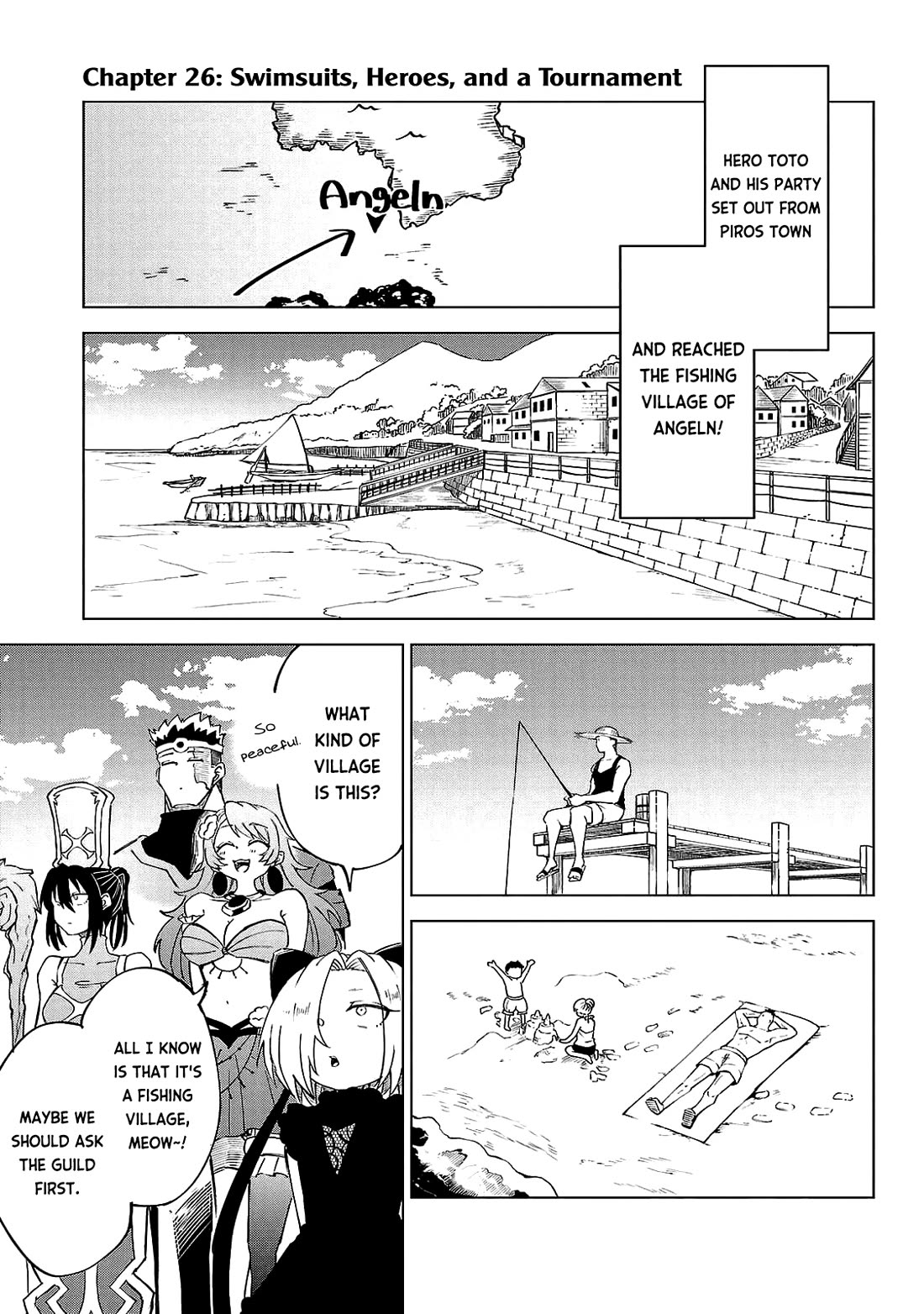 The Fainted Hero and The Assassination Princess Chapter 26 page 2 - Chapter 26: Swimsuits, Heroes, and a Tournament