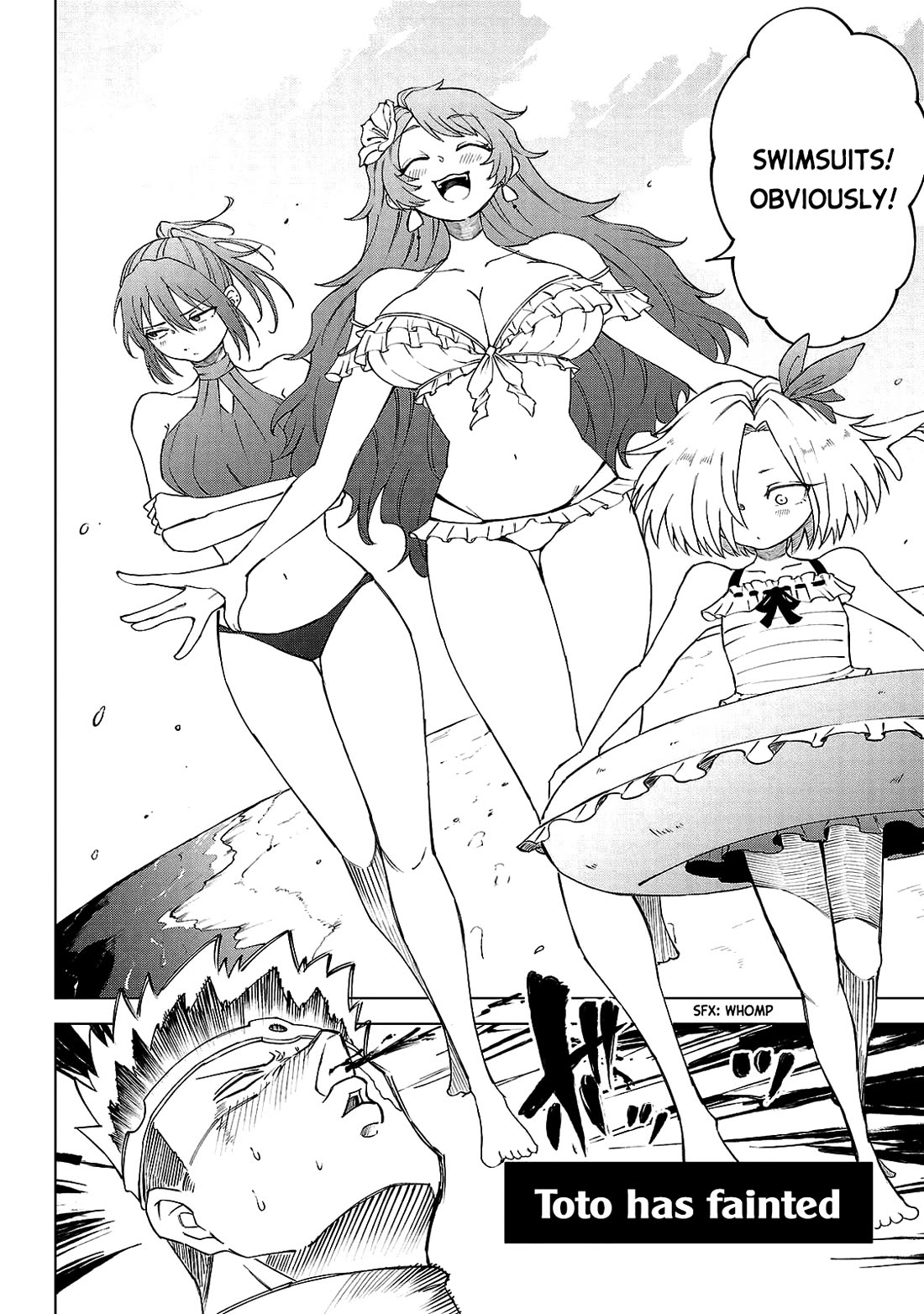The Fainted Hero and The Assassination Princess Chapter 26 page 5 - Chapter 26: Swimsuits, Heroes, and a Tournament