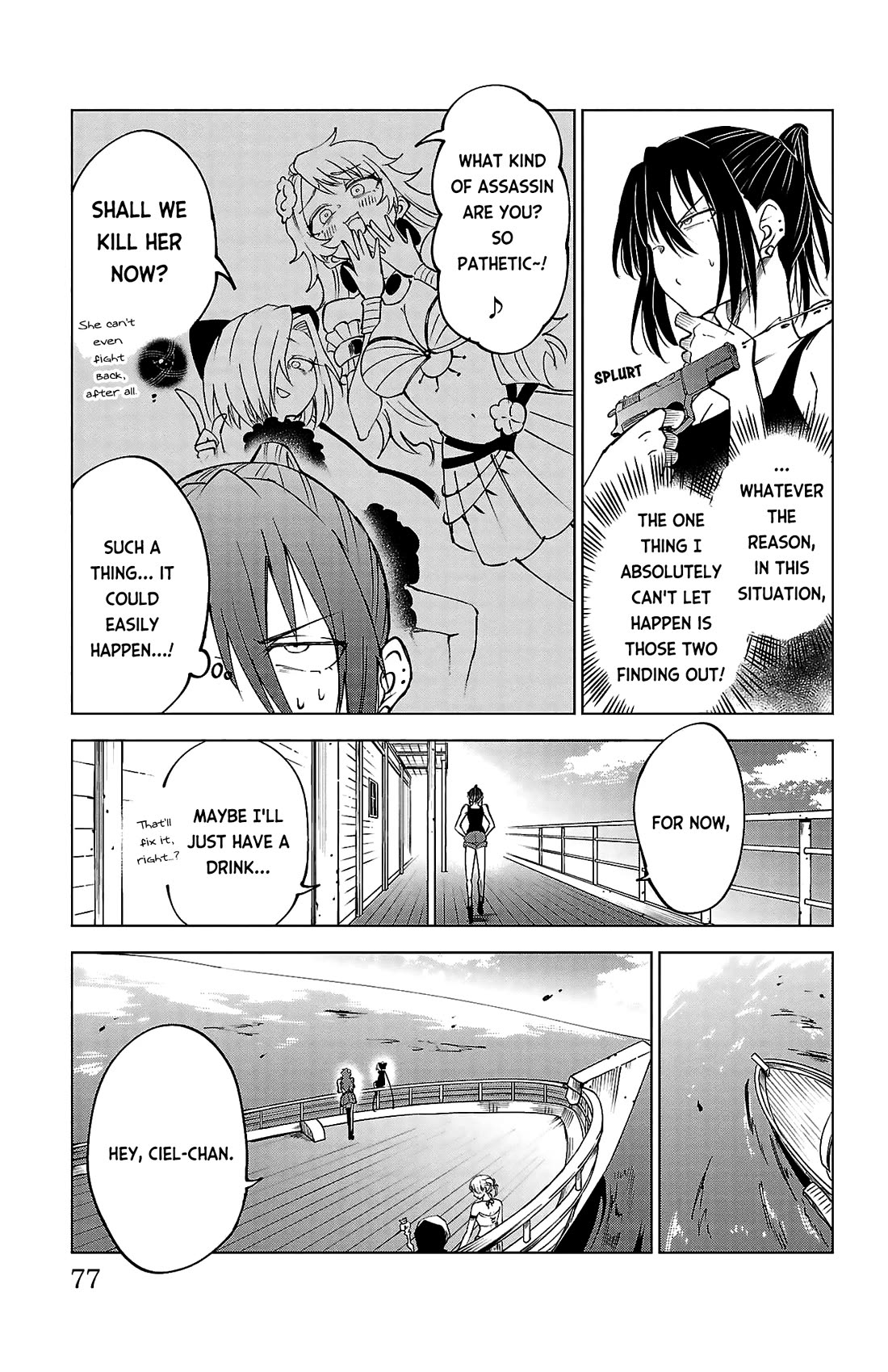 The Fainted Hero and The Assassination Princess Chapter 39 page 12 - Chapter 39: Facing the ocean