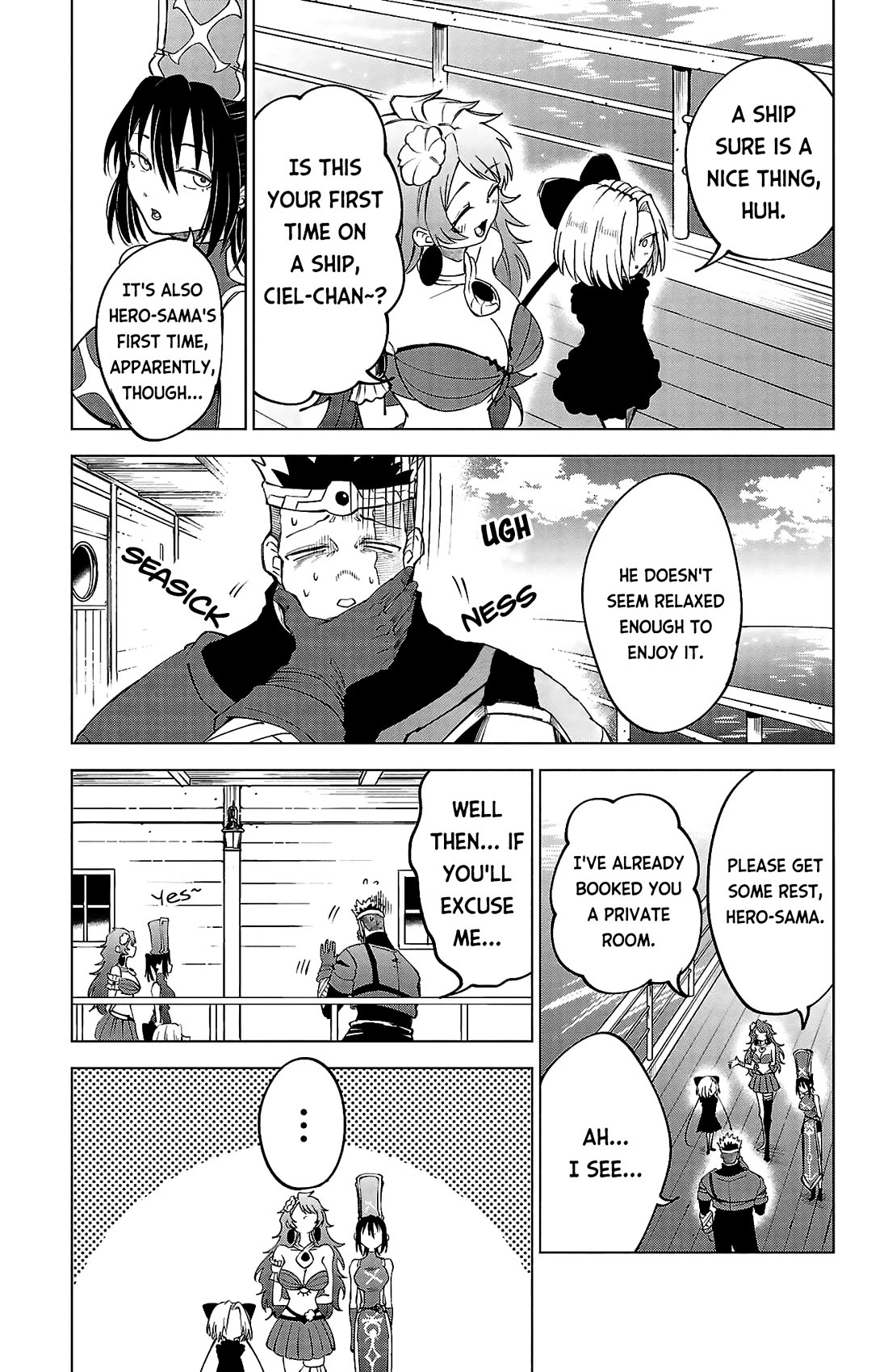 The Fainted Hero and The Assassination Princess Chapter 39 page 8 - Chapter 39: Facing the ocean