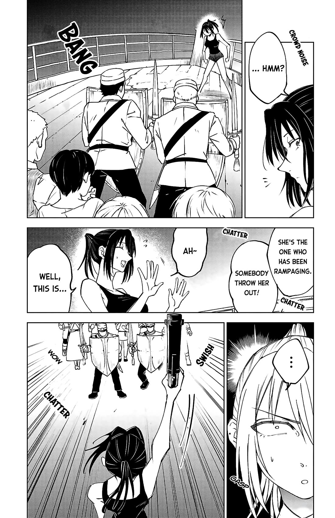 The Fainted Hero and The Assassination Princess Chapter 40 page 15 - Chapter 40: The fight on the ship