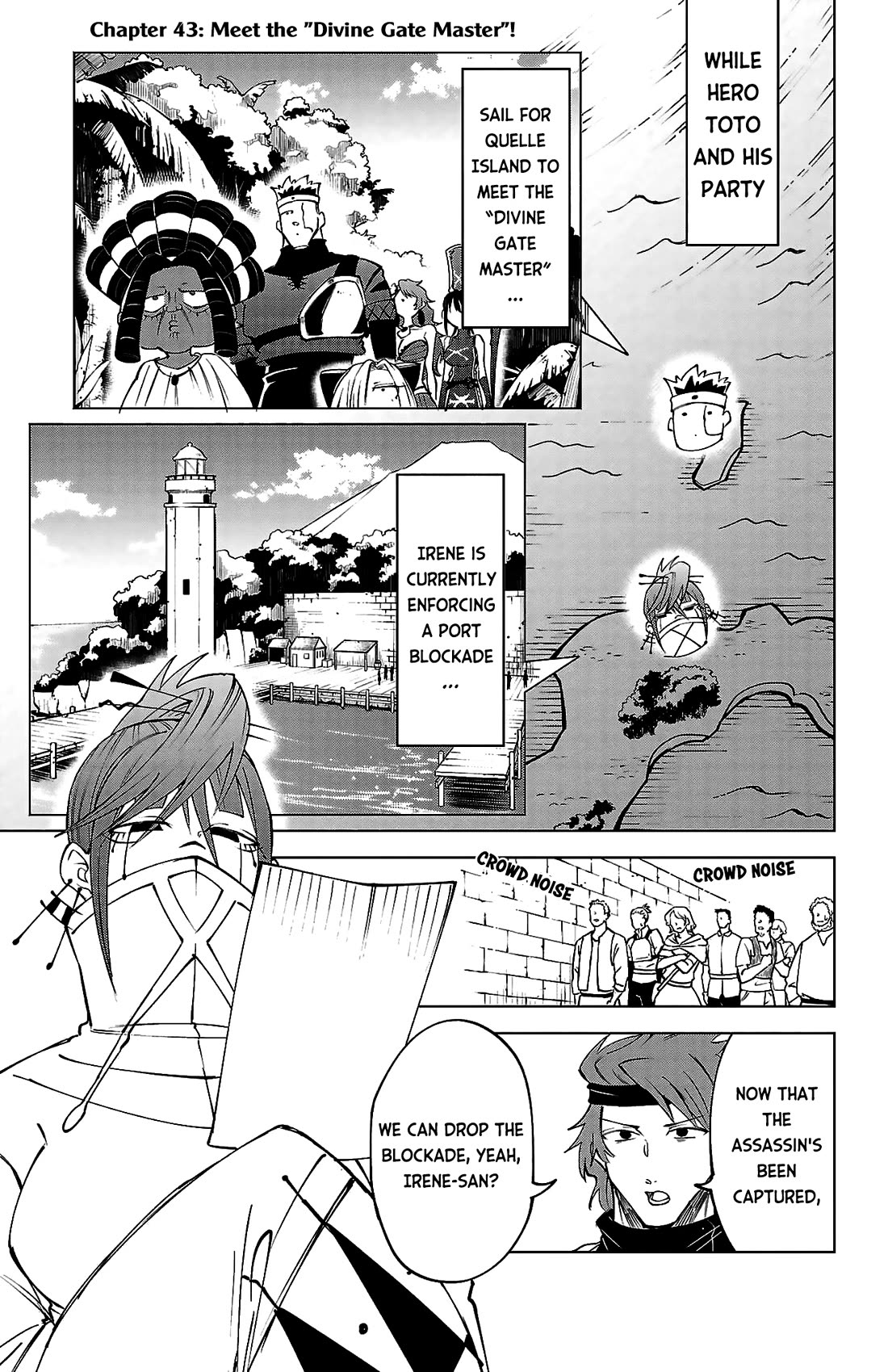 The Fainted Hero and The Assassination Princess Chapter 43 page 2 - Chapter 43: Meet the "Divine Gate Master”!