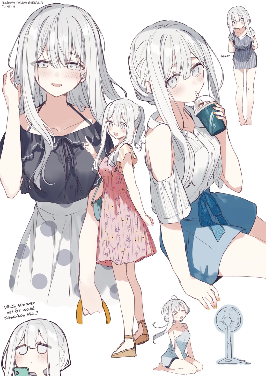 The Fairytale-like You Goes on the Assault Chapter 33.6 page 1 - Chapter 33.6: Summer Outfit