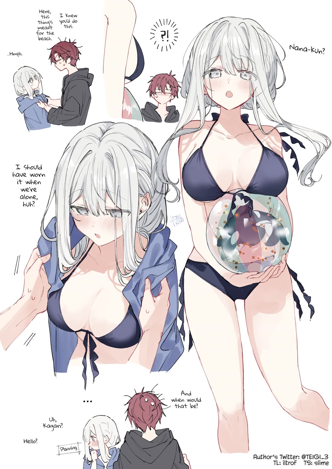 The Fairytale-like You Goes on the Assault Chapter 42.2 page 1 - Chapter 42.2: Swimsuit