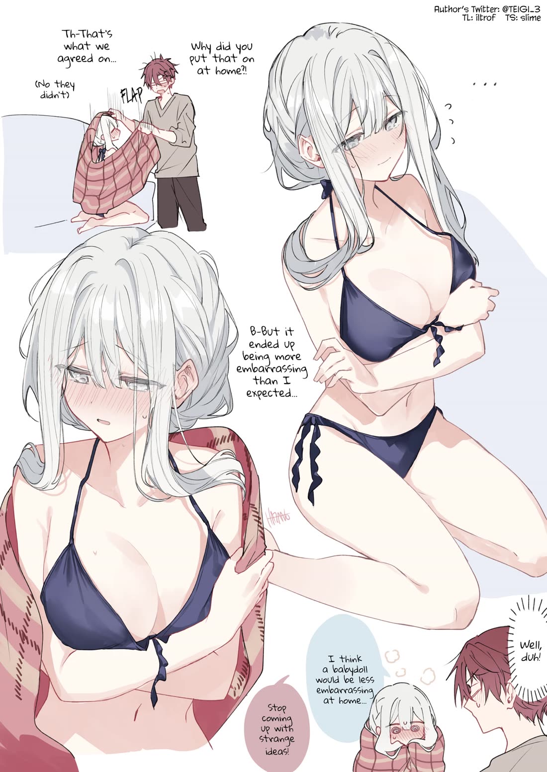 The Fairytale-like You Goes on the Assault Chapter 42.4 page 1 - Chapter 42.4: Swimsuit (Home)