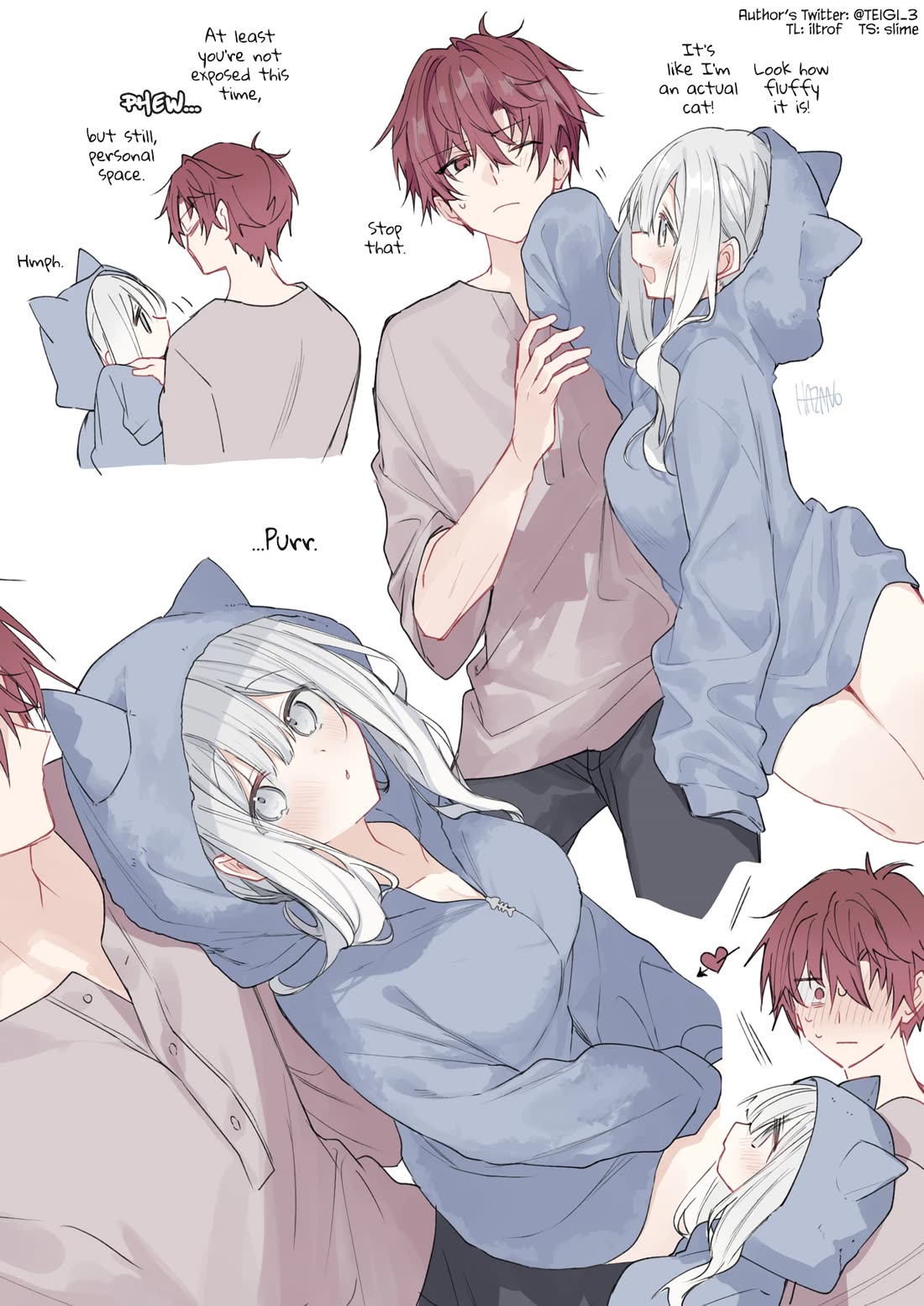 The Fairytale-like You Goes on the Assault Chapter 42.7 page 1 - Chapter 42.7: Cat Ear Hoodie