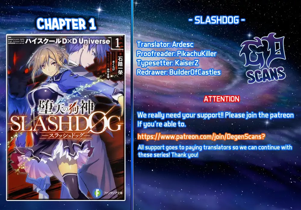 The Fallen Dog God -SLASHDØG- Chapter 1 page 1 - Chapter 1