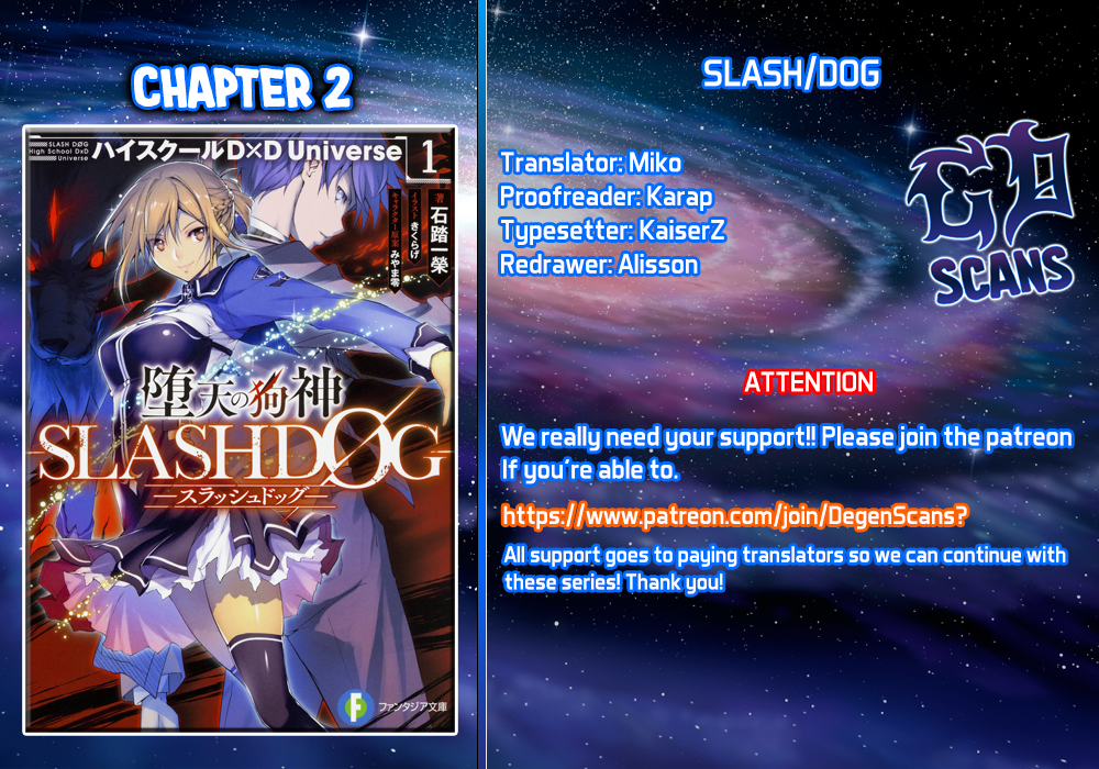 The Fallen Dog God -SLASHDØG- Chapter 2 page 1 - Chapter 2