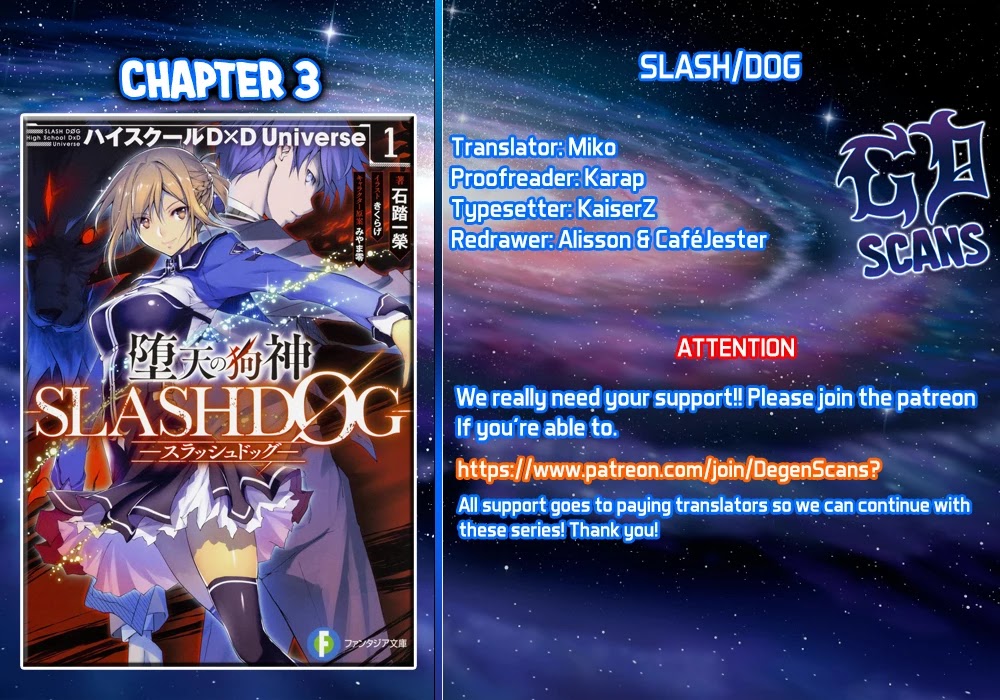 The Fallen Dog God -SLASHDØG- Chapter 3 page 1 - Chapter 3