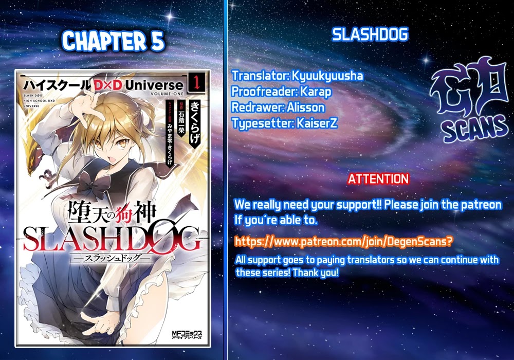 The Fallen Dog God -SLASHDØG- Chapter 5 page 1 - Chapter 5