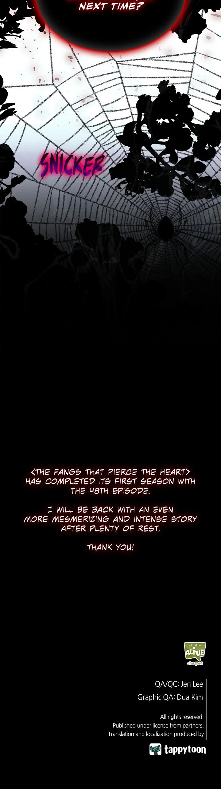The Fangs That Pierce the Heart Chapter 48 page 41 - Chapter 48 - Season 1 Finale