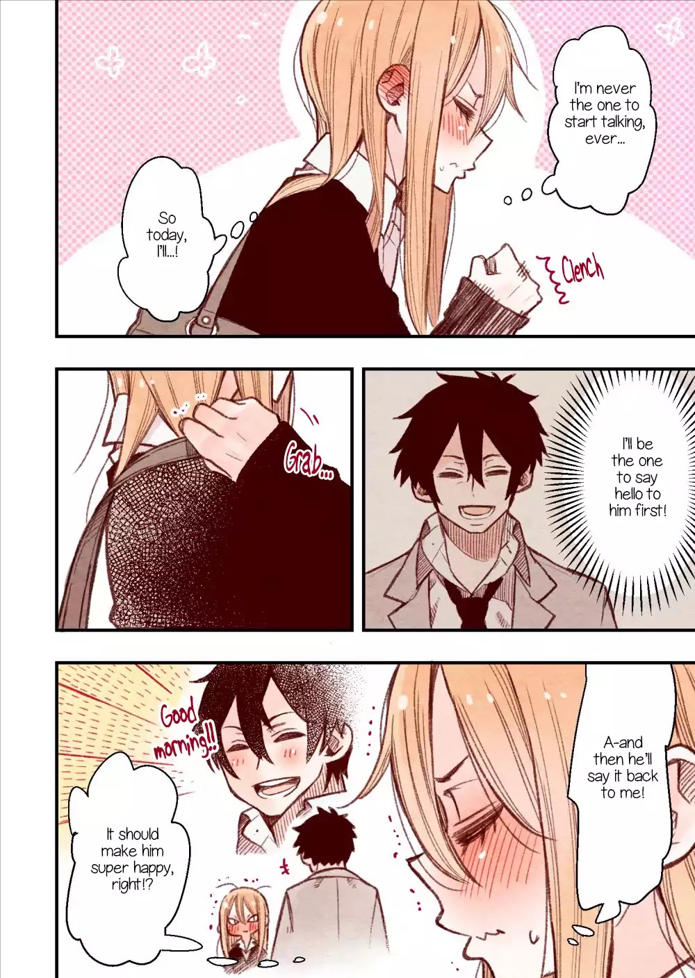 The Feelings of a Girl with Sanpaku Eyes Chapter 2 page 2 - Chapter 2: The struggle to say hello