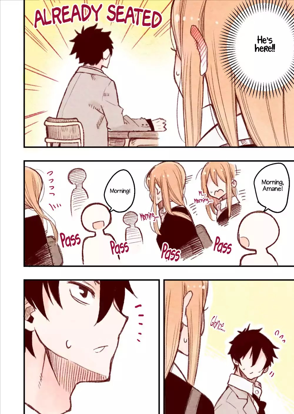 The Feelings of a Girl with Sanpaku Eyes Chapter 2 page 4 - Chapter 2: The struggle to say hello