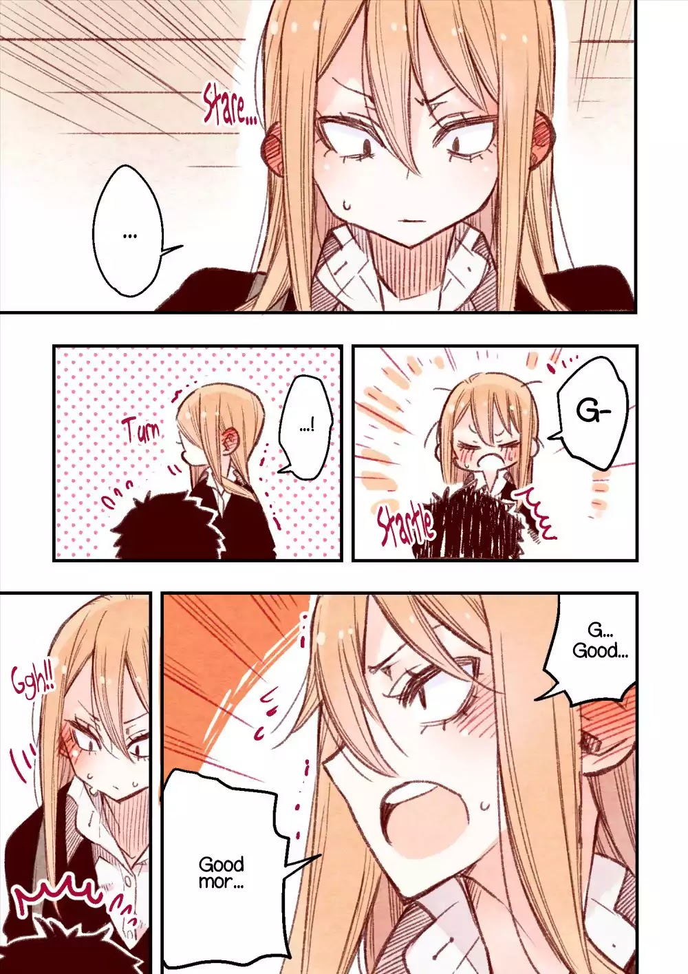 The Feelings of a Girl with Sanpaku Eyes Chapter 2 page 5 - Chapter 2: The struggle to say hello
