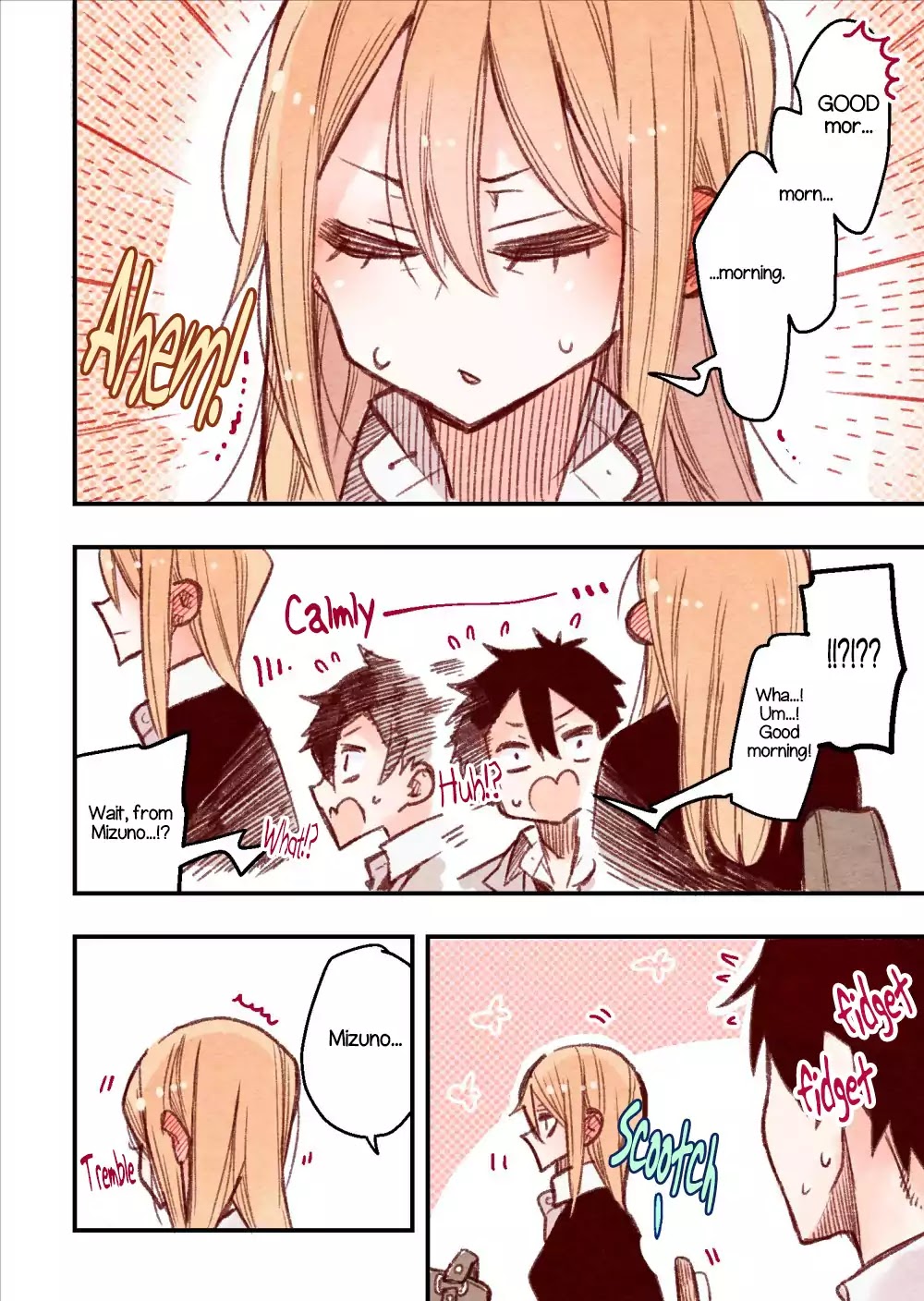 The Feelings of a Girl with Sanpaku Eyes Chapter 2 page 6 - Chapter 2: The struggle to say hello