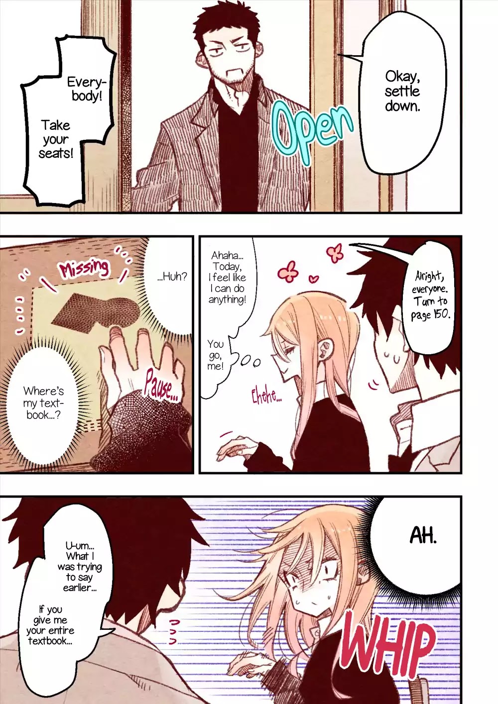 The Feelings of a Girl with Sanpaku Eyes Chapter 3 page 3 - Chapter 3: The Textbook