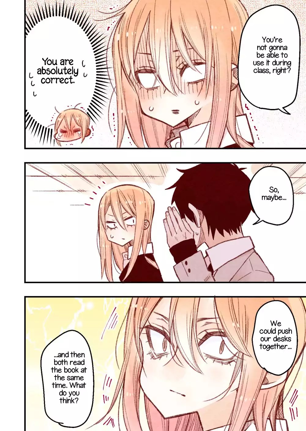 The Feelings of a Girl with Sanpaku Eyes Chapter 3 page 4 - Chapter 3: The Textbook