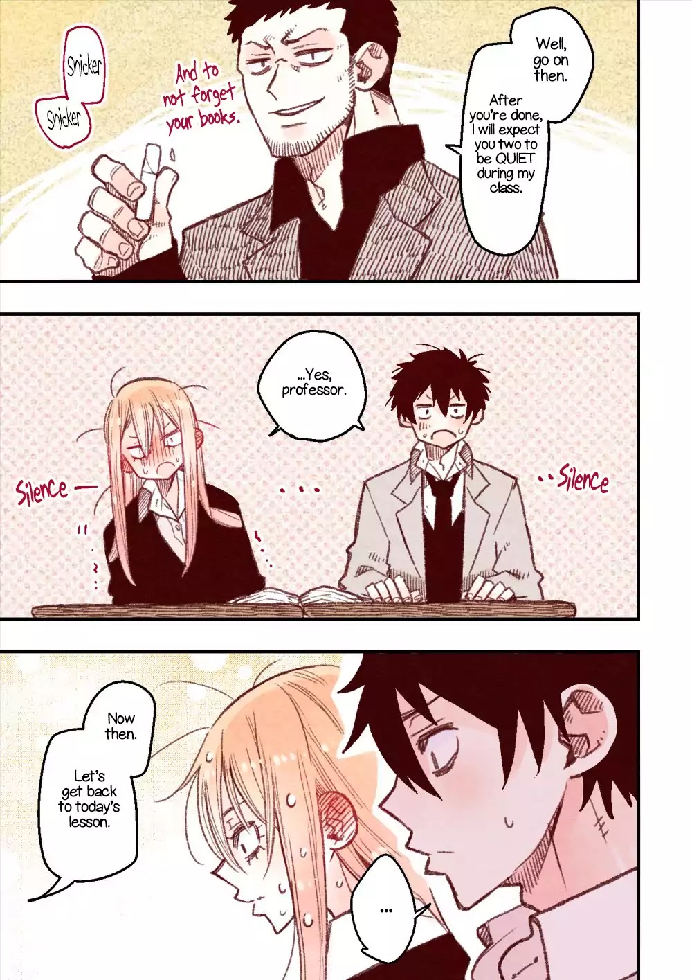 The Feelings of a Girl with Sanpaku Eyes Chapter 3 page 7 - Chapter 3: The Textbook
