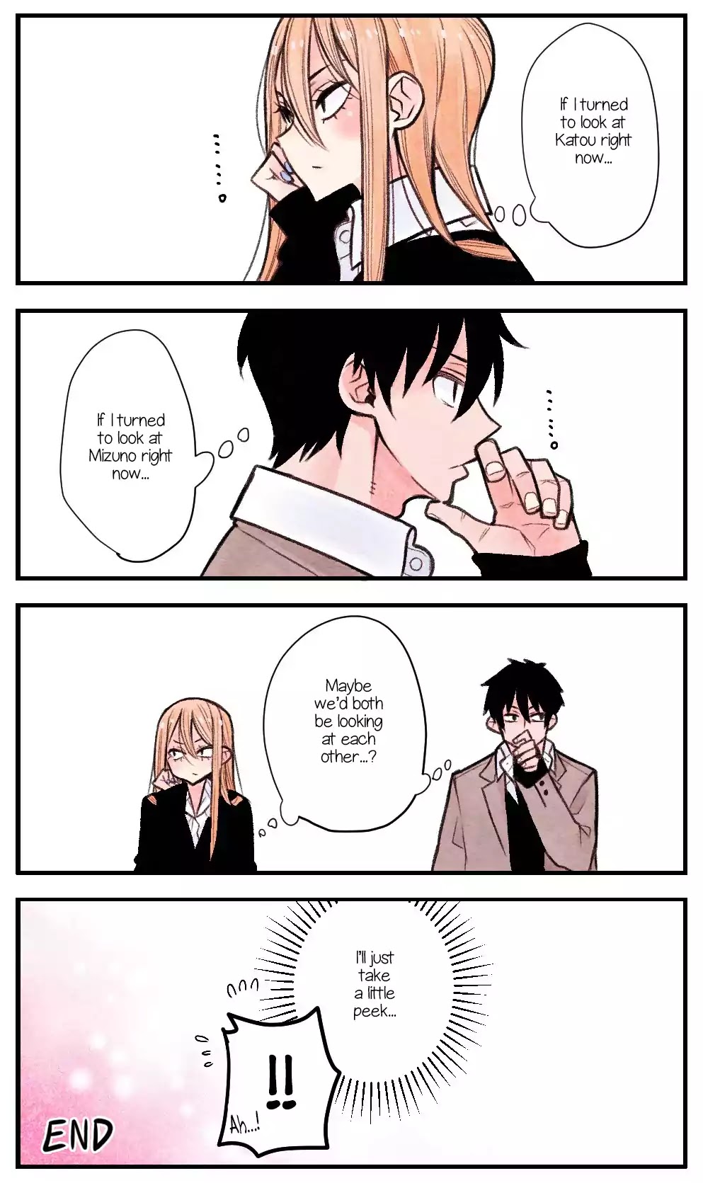 The Feelings of a Girl with Sanpaku Eyes Chapter 6.1 page 1 - Chapter 6.1: When Their Eyes Met