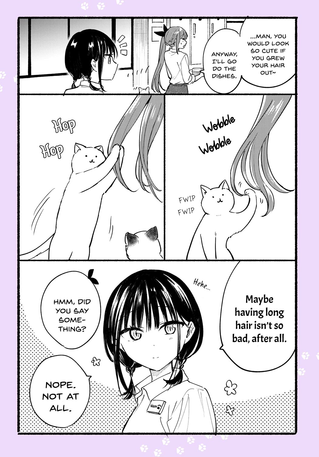 The Feline Neighbor and the Unversed-in-Love Chapter 12.2 page 3 - Chapter 12.2: Twitter Extra 1
