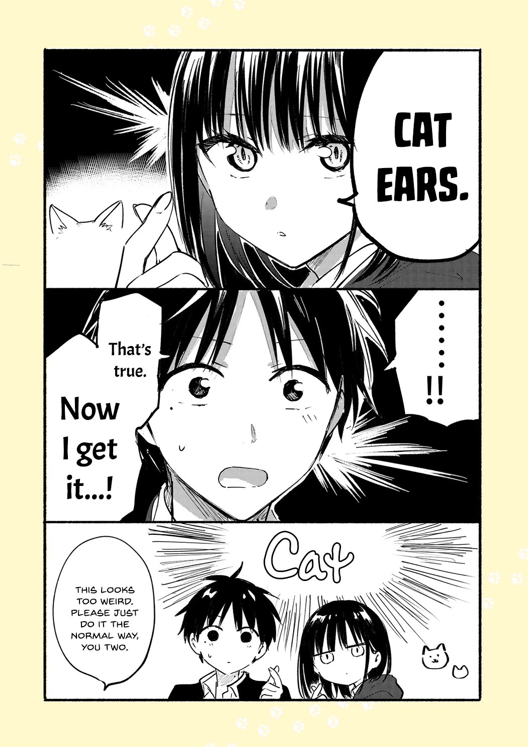 The Feline Neighbor and the Unversed-in-Love Chapter 12.4 page 2 - Chapter 12.4: Twitter Extras 4 - 6