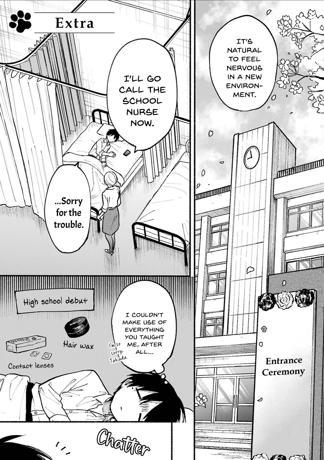 The Feline Neighbor and the Unversed-in-Love Chapter 6.5 page 1 - Chapter 6.5: Vol.1 Extras