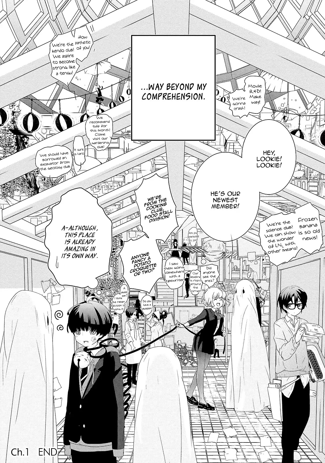 The Female God of Babel: KAMISAMA Club in Tower of Babel Chapter 1 page 44 - Chapter 1: Welcome to [The Lesser Tower of Clubs]