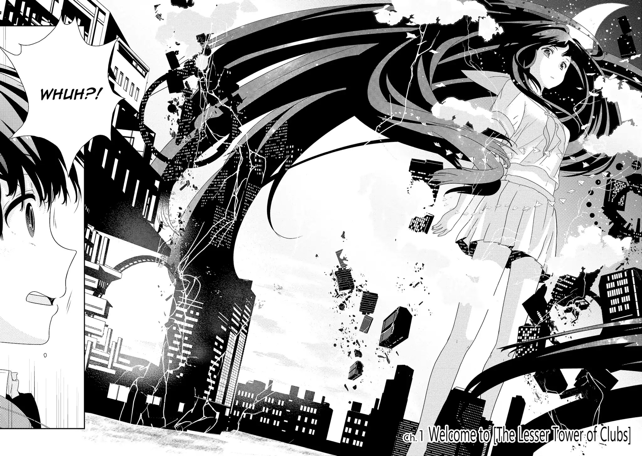 The Female God of Babel: KAMISAMA Club in Tower of Babel Chapter 1 page 7 - Chapter 1: Welcome to [The Lesser Tower of Clubs]