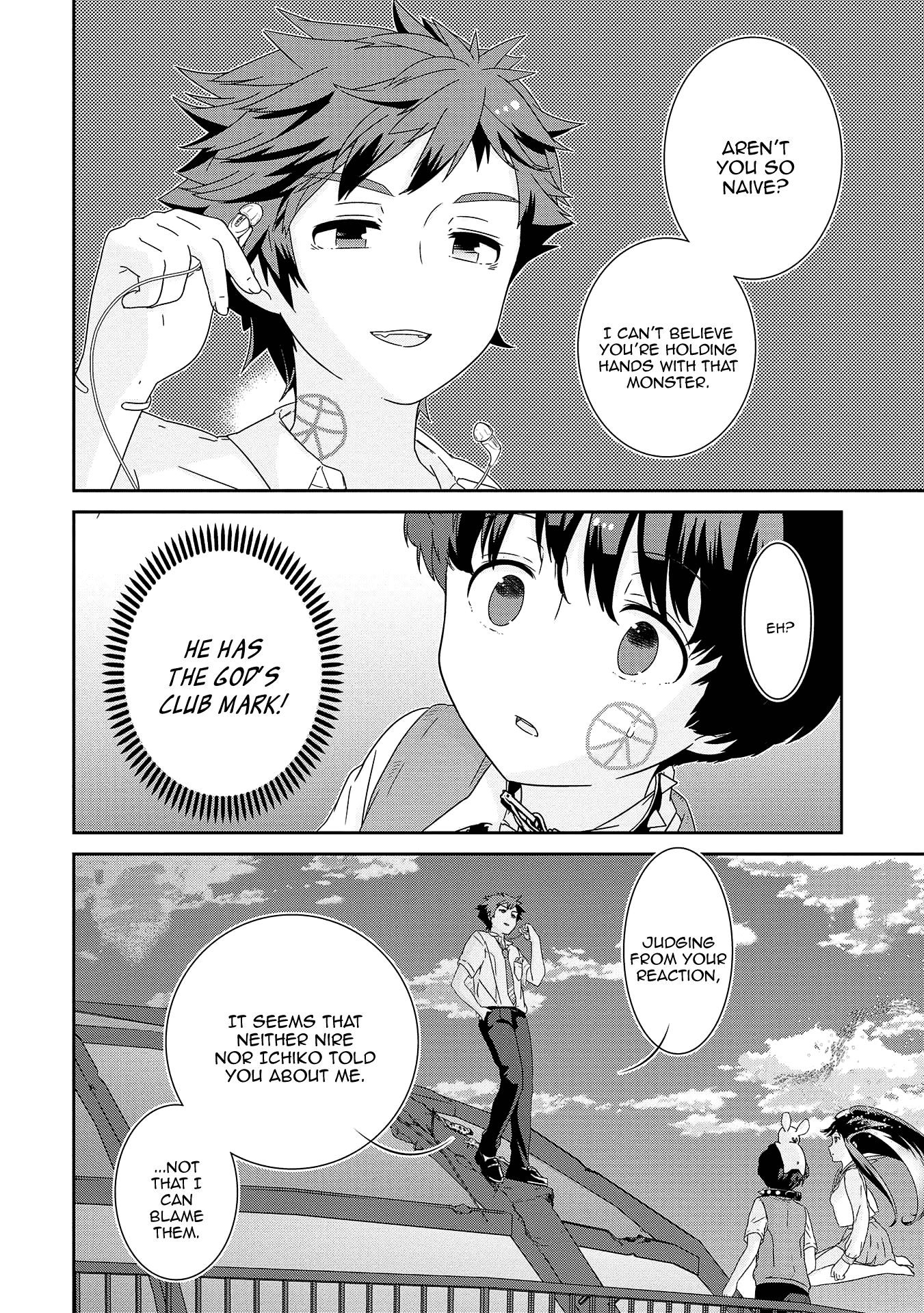 The Female God of Babel: KAMISAMA Club in Tower of Babel Chapter 10 page 13 - Chapter 10: The Festival Is Over (Front)